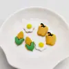 Resina de fruta e vegetal artificial Patch Melancia lichia banana berinjela joia adorno de cabeça acessórios de cabelo acessórios material