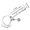 Llavero Transfronterizo de Amazon Colgante Personalizado Mejor Amiga Pareja Acero Inoxidable Moda Llavero Colgante