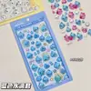 Pegatinas de Cristal 3D con Relieve de Gota de Agua Vintage Lindas Gotas de Lluvia con Brillo Pegatinas Decorativas de Resina para Manualidades