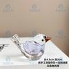 Cruzamento de vidro animal cristal pássaro casa carro escritório desktop artesanato coelho cão enfeites decoração de vidro