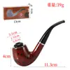 Grande coleção de cachimbos de resina, vários estilos, imitação de grão de madeira, cachimbos curvos e retos, cachimbos destacáveis de uso duplo, disponível para atacado e dropshipping