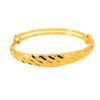 Pulsera Chapada en Oro para Novia Pulsera Engrosada y Debilitada 10mm Oro Sha Vietnamita Pulsera de Empuje y Tracción Dragón y Fénix