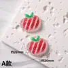 Mini Lentejuela de Azúcar Dibujos Animados Cereza Accesorios de Resina Material para Pasador Hecho a Mano Decoraciones de Resina Pegatinas que Brillan en la Oscuridad