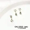 Promoção Imperdível Decorações de Unhas em Liga Metálica Cor Dourada Prateada Série de Louças Similares Garfos Colheres Miniatura Decorações de Unhas DIY