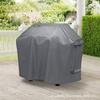 Funda antipolvo de tela Oxford 210D funda para barbacoa de exterior funda antipolvo para muebles de exterior Negro