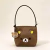 Bolso de mano de oso lindo estilo coreano, moda de dibujos animados, mochila dulce, diseño de alta calidad, portátil para salidas, bolso de hombro casual