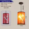 Novo Lustre Pequeno Estilo Chinês Antigo Corredor Corredor Salão Lâmpada de Pele de Ovelha Estilo Tendência Nacional Restaurante com Foco Restaurante de Hot Pot Lâmpadas