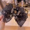 Pinza de Agarre de Mariposa de Cristal de Malla de Alta Calidad para Mujer Parte Trasera de la Cabeza Pinza de Tiburón para el Cabello Horquilla Horquilla Adorno para el Cabello