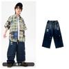 Ropa de Hip-Hop para Actuación Infantil, Ropa de Hip-Hop Moderna Genial y Atractiva para Niños, Ropa de Hip-Hop para Niños, Ropa de Jazz para Actuación de Niñas