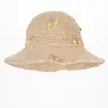 Sombrero de Paja de Playa Estilo Nuevo para Mujer, Sombrero de Sol de Verano para la Costa, Sombrero Tejido de Paja para Vacaciones con Ala Ancha