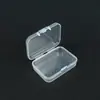 Caja de Plástico PP Rectangular Transparente Empaque Caja para Papelería Caja para Componentes de Ferretería Joyería Equipo de Pesca Caja de Almacenamiento