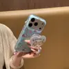 Soporte Harada Osamu de fondo azul apto para iPhone 18 Pro Max con cadena para colgar, funda de teléfono Apple 17, soporte 15, 16 acabado mate