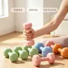 Mancuernas Octagonales de Colores para Fitness en Casa, Entrenamiento de Músculos de Brazos para Mujeres, Recubiertas con PVC Antideslizante, Adecuadas para Niños y Adultos Mayores