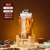 Botellas de Vidrio para Vino Espumoso 10 kg - Frascos Especiales para Vino Espumoso, Vino Medicinal de Ginseng y Bayas de Goji, Frascos Sellados de Vidrio con Grifo