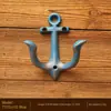 Colgador de Metal Transfronterizo para Ropa, Llaves, Gorras, Toallas, Montado en Pared/Puerta, Fabricación Clásica de Hierro Fundido Antiguo