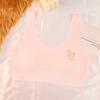 Ropa interior Estudiante de secundaria estudiante de secundaria sin costuras Chaleco período de desarrollo chaleco sujetador 9-16 años niños medianos y grandes top de tubo