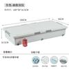 Caja de almacenamiento para cama, caja de almacenamiento para el hogar con ruedas planas, tipo cajón, para ropa, colcha, acabado de plástico
