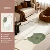 Alfombra de Estilo Sencillo Línea de Alta Gama, Alfombra para Sala de Estar Sofá Mesa de Café, Alfombra para Dormitorio Junto a la Cama, Impermeable, Resistente a Manchas, Fácil de Limpiar