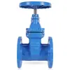 Válvula Hugong Z45X-16Q Válvula de Compuerta con Vástago Ascendente Brida Sello Blando Extinguir Fábrica Aguas Residuales Sello de Asiento Elástico