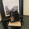 Mini bolso tipo cubo casual estilo retro con cordón, hecho de gamuza, ligero, adecuado para uso al aire libre, se puede llevar como bolso cruzado y también funciona como funda para teléfono