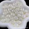 ABS Acrílico Barroco Agujero Pasante Flor de Rosa Accesorios para Aretes DIY Hechos a Mano Cuentas Sueltas Materiales para Pulseras