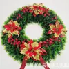 Guirnalda de Lazos Navideños Personalizada Decoración de Fiesta Navideña Colgante de Puerta Hotel Centro Comercial Diseño Corona de Atmósfera Accesorios