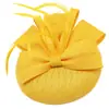 Fascinator para Mujeres Europeas y Americanas Tocado Sombrero Superior Accesorios para el Cabello con Plumas Fiesta de Prom Cocktail Novia Tocados de Boda