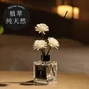Kit Difusor de Aromas com Varetas Sem Chama para Aromaterapia com Flores Secas e Óleos Essenciais, Desodorizador de Ambiente para Hotel, Óleos Essenciais para Aromaterapia Estilo Hotel