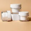Materiais de Embalagem para Produtos de Skincare Frasco Dosador para Creme de 30g Frasco de Parede Grossa de PS para Creme para Olhos Em Estoque Frasco para Creme de Máscara Facial Frasco Simples para Creme