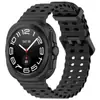 Adequado para Samsung Watch Ultra47Mm Pulseira Esportiva de Silicone 7 Ultra Pulseira de Silicone Porosa Respirável