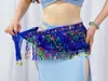 Cadena de Cintura Popular de Borlas para Danza del Vientre Transfronteriza Pañuelo de Brazo de Borlas con Lentejuelas Ds Falda de Lentejuelas para Actuación en Escenario Indio Disfraz de Actuación