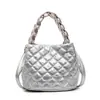 Bolsa Saco da Moda de Alto Valor Cravejada de Diamantes para Mulheres, Nicho de Verão, Luxo Leve, Estilo Fragrância Pequena, Bolsa Versátil de Ombro Transversal