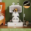 Nuevo Gabinete de Noche de Panda Adornos Grandes de Piso Mesa Lateral Creativa para Dormitorio Infantil Sala de Estar Lateral de Sofá de TV para Hombres y Mujeres