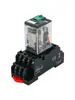 Relé intermedio electromagnético pequeño, CC 24V, 8 pines, 14 pines, RXM2AB, 4AB, LB2BD, P7, JD, F7