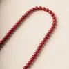 Pulsera Roja Doble Círculo de Imitación Cinabrio con Cuentas para Hombres y Mujeres, Adecuada para el Año de Nacimiento, Venta Directa al Por Mayor, Se Puede Enviar en Nombre de Otros