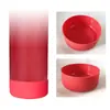 Alta calidad Color 12 cm Tapa Inferior para Termo Grande de Silicona 64 oz Tapa de Silicona Antideslizante para Olla Espacial Posavasos de Silicona