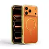 Capa Magnética para Celular Apple 17 Dopamine 17 Pro Color Block TPU Capa Magnética para Celular Apple 16