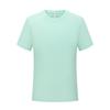 Camiseta Esportiva Masculina de Malha Respirável para Corrida Solta Casual com Elasticidade Secagem Rápida Top Gola Redonda Roupa Esportiva de Treino