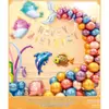 Set de Globos de Cumpleaños Más Vendido Transfronterizo Decoración para Fiesta Temática Miércoles Juguete de Dibujos Animados para Niños