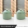 Olla de Cerámica Impermeable para Estofado Tazón Doméstico para Huevo al Vapor con Tapa Tazón para Natillas al Vapor Olla de Barro Taza para Sopa Individual Olla Pequeña para Estofado