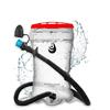 Bolsa de Agua Portátil Personalizada para Fuera de Carretera Push-Pull de Diámetro Grande Bolsa de Agua Ciclismo al Aire Libre Plegable Forro de Bolsa de Agua Deportes al Aire Libre Agua