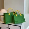 Bolsa de feltro de panda, bolsa tote espessa, brinde corporativo, personalizável com logotipo, bolsa de armazenamento de lembranças, atacado com logotipo personalizado