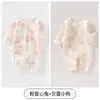 Jq Jingqi Mameluco de Bebé Otoño Algodón Puro Ropa para Recién Nacidos Monos de Mariposa Atuendo Estilo Monje para Casa