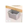 Lixeira de cozinha pendurada na porta do armário da cozinha doméstica balde de armazenamento de plástico especial para sala de estar banheiro lixeira pendurada