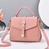 Bolsos de Mujer Verano 2022 al por Mayor Moda Simple Bolso Cuadrado Pequeño Patrón de Lichi Color Sólido Bolso de Hombro Cruzado Versátil