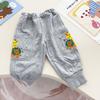 Pantalones Nuevos de Otoño para Niños con Bolsillos Grandes de Dibujos Animados, Pantalones Casuales de León Pequeño de Dibujos Animados para Niños y Niñas, Pantalones de Exterior Modernos 6060