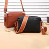 Bolso de mujer hombro bandolera bolso pequeño 2023 nuevo multi-cremallera impermeable PU bolso de mujer Bolso cuadrado pequeño de mujer