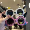 Gafas de sol polarizadas para niños con forma de Pikachu de dibujos animados, gafas de sol suaves para bebé, cachorro, orejas largas, silicona, nuevas
