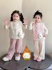 Chaleco Caliente para Niñas con Forro de Felpa para Otoño e Invierno Ropa Exterior Infantil 2025 Nuevo Chaleco Engrosado para Bebés Niñas Ropa de Invierno