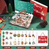 Perforadora Navideña Estilo Tiktok Perforadora de Año Nuevo Adorno de Árbol de Navidad Pulsera Hecha a Mano con Cuentas Caja de Regalo Mayoreo